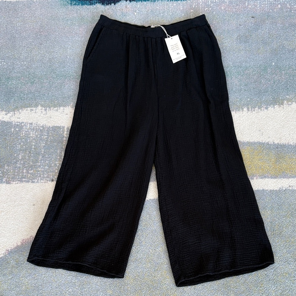 It Is Well LA Organic Wide Gauze Pant - XL - NWT - Picture 1 of 5